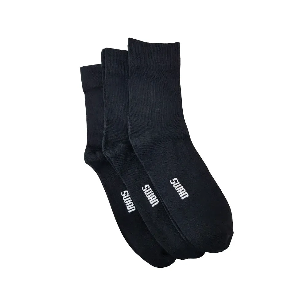 SWAN BLACK SOCKS (3 IN 1)