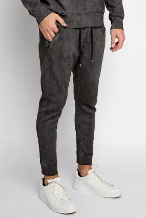 Sweatpants With Dirty Effect in Charcoal