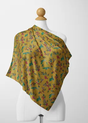 Swift Pastel Yellow Satin Shawl