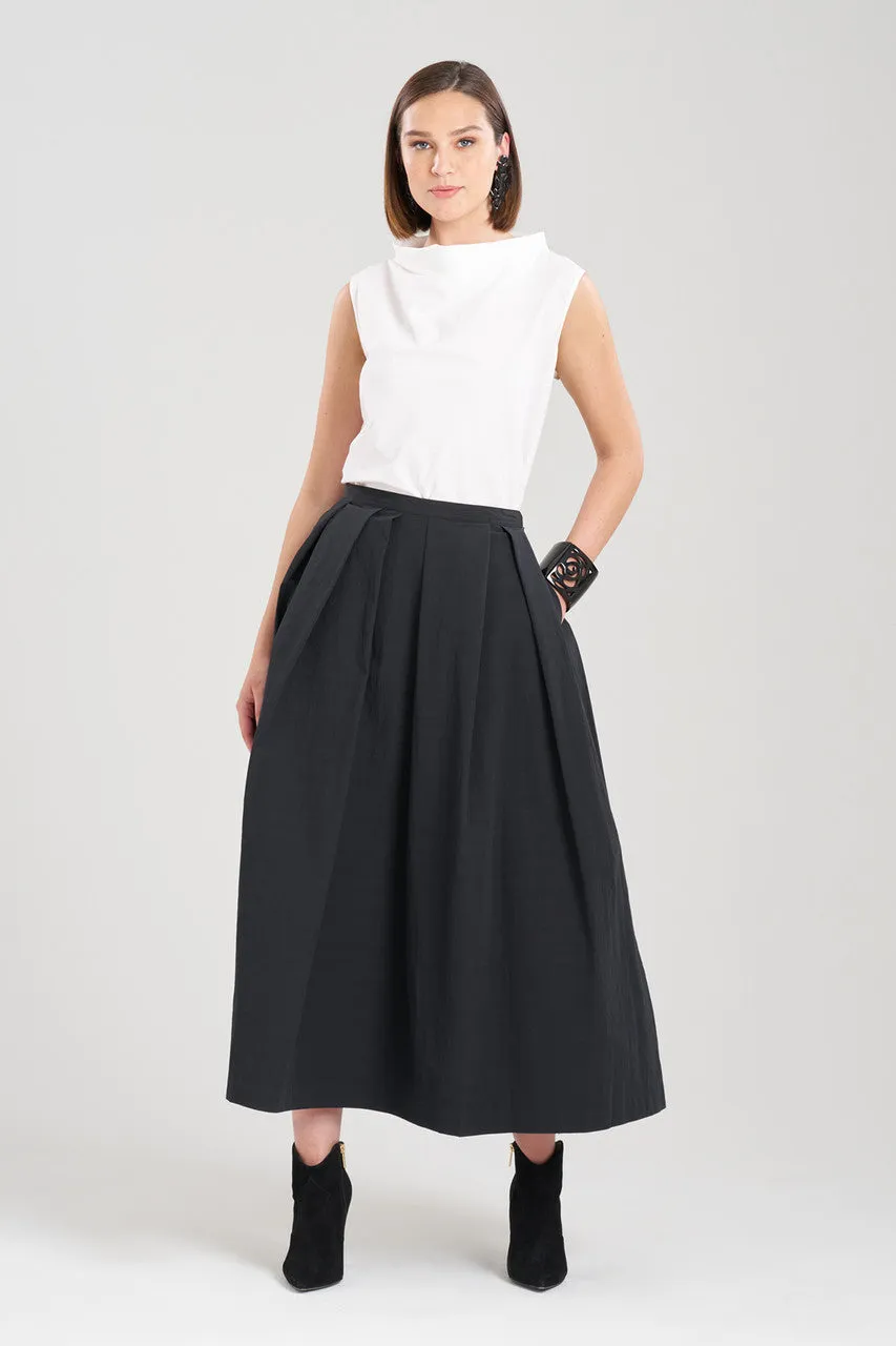 Taffeta Maxi Skirt