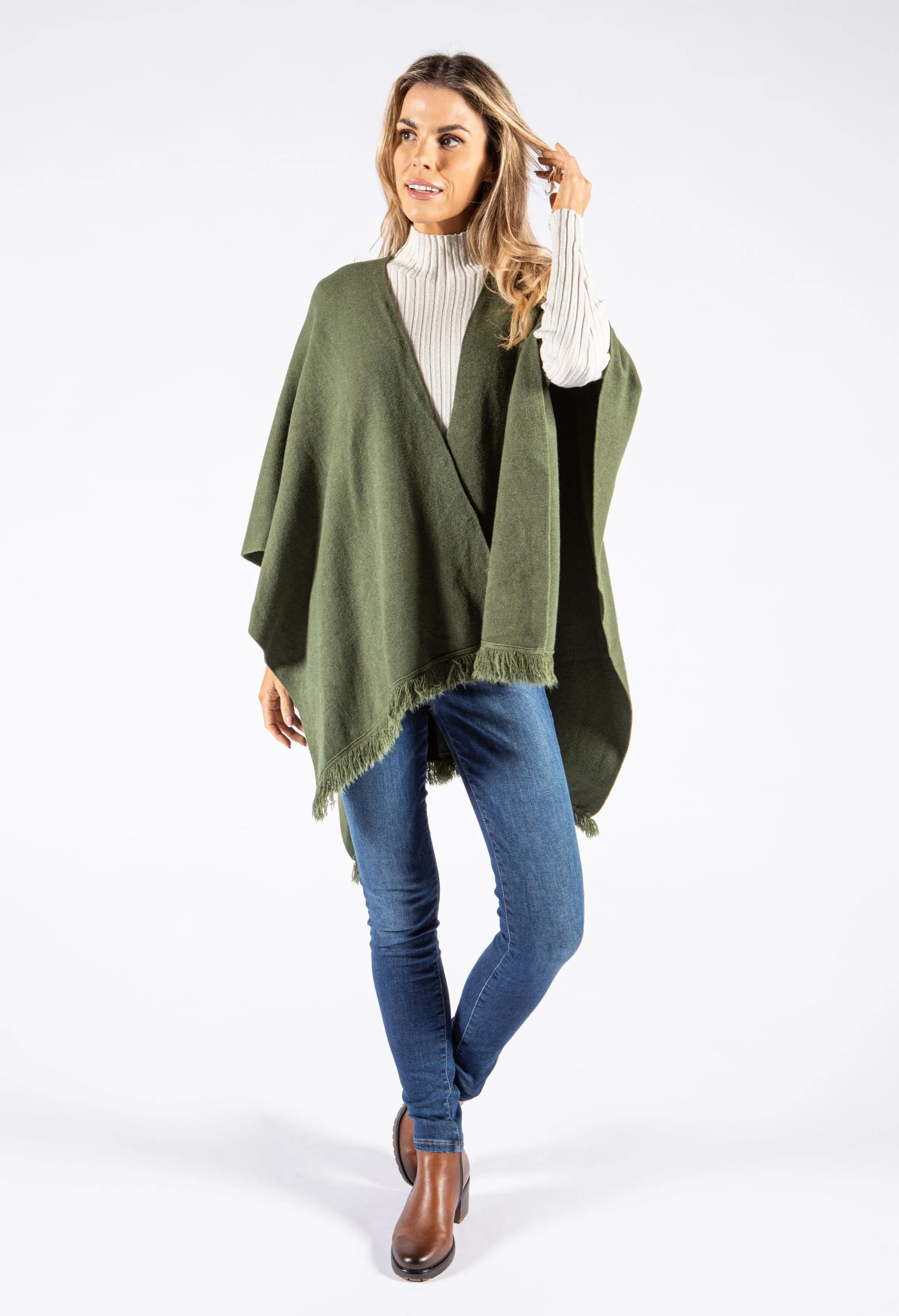 Tassel End Poncho