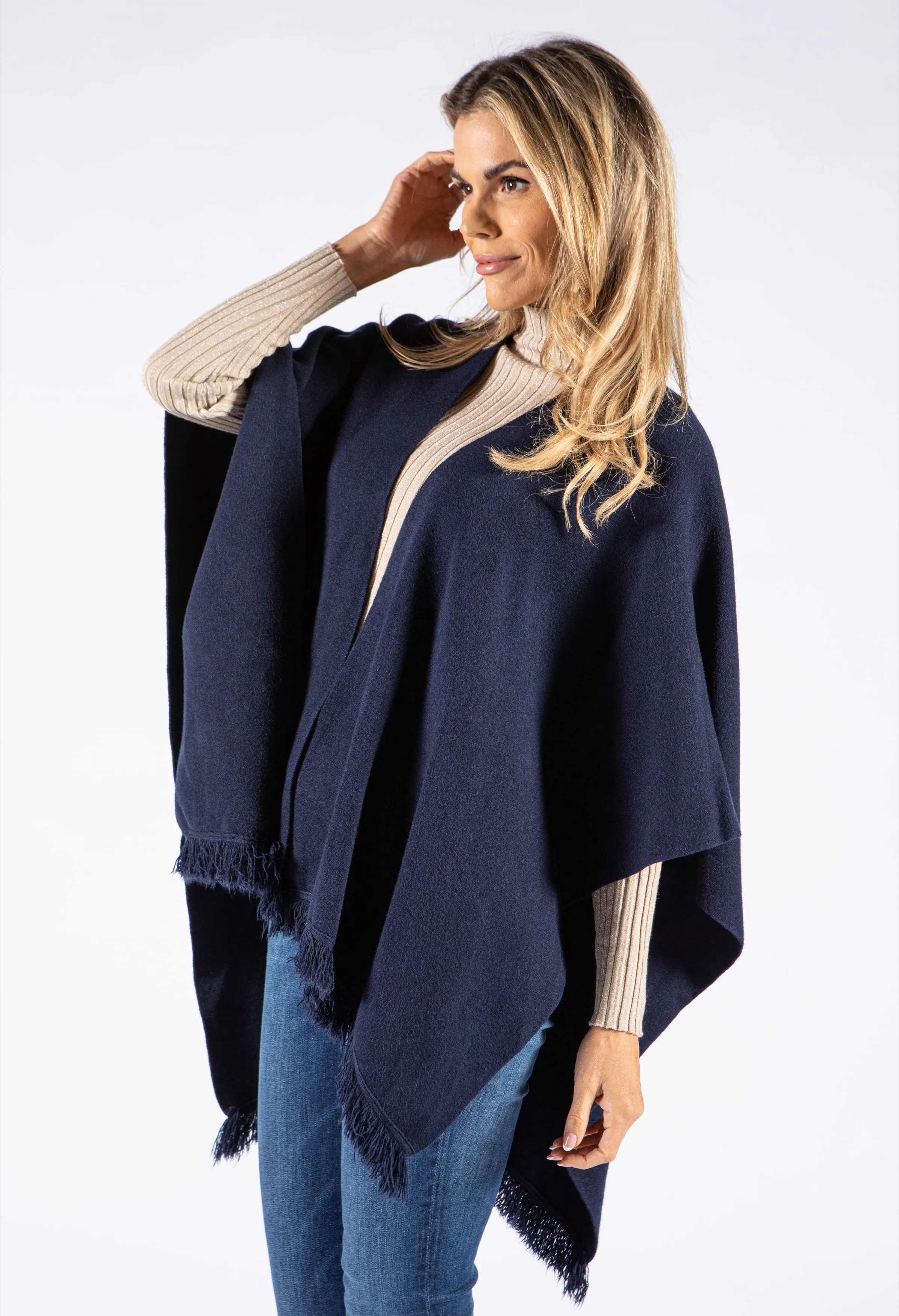 Tassel End Poncho