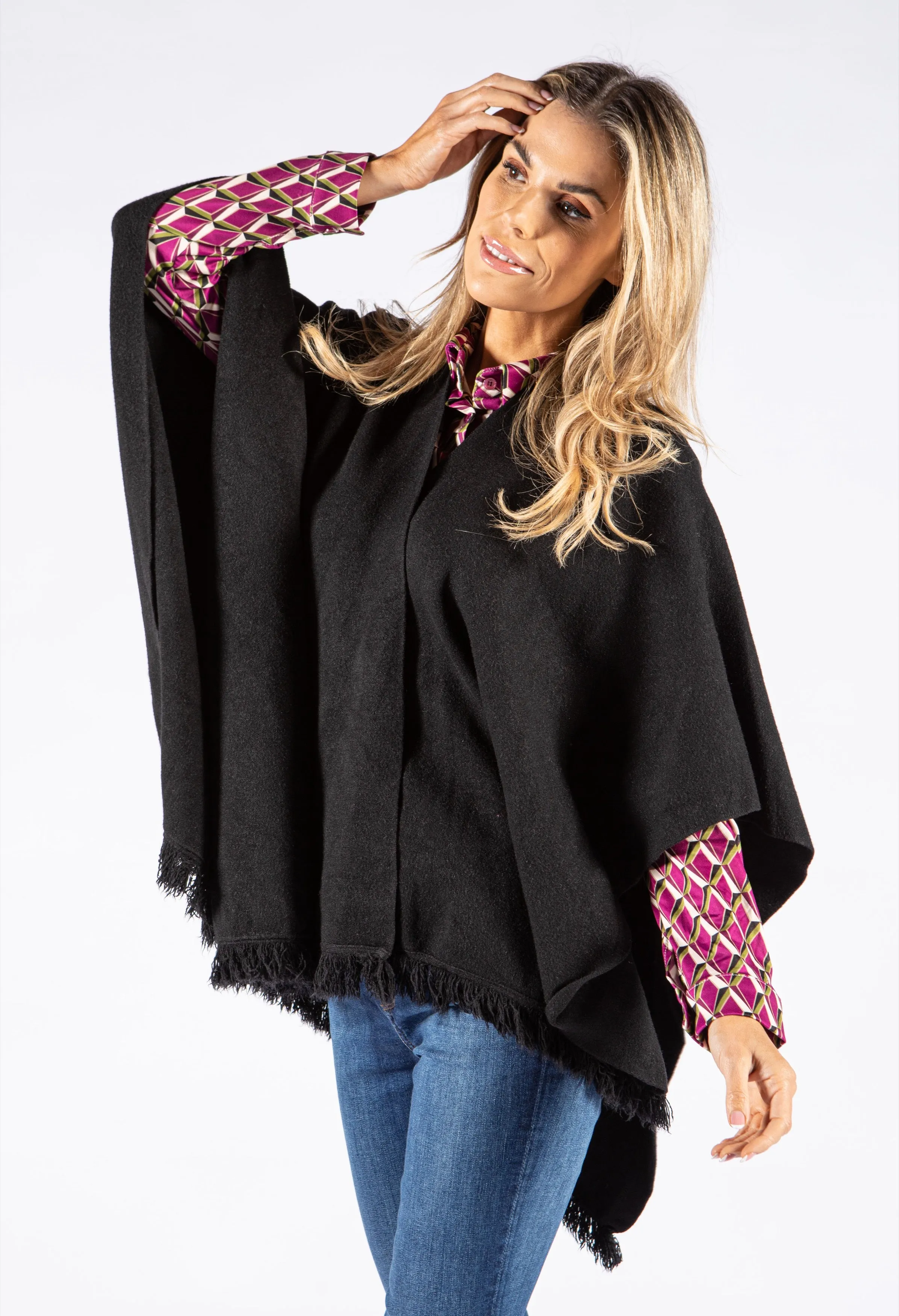 Tassel End Poncho