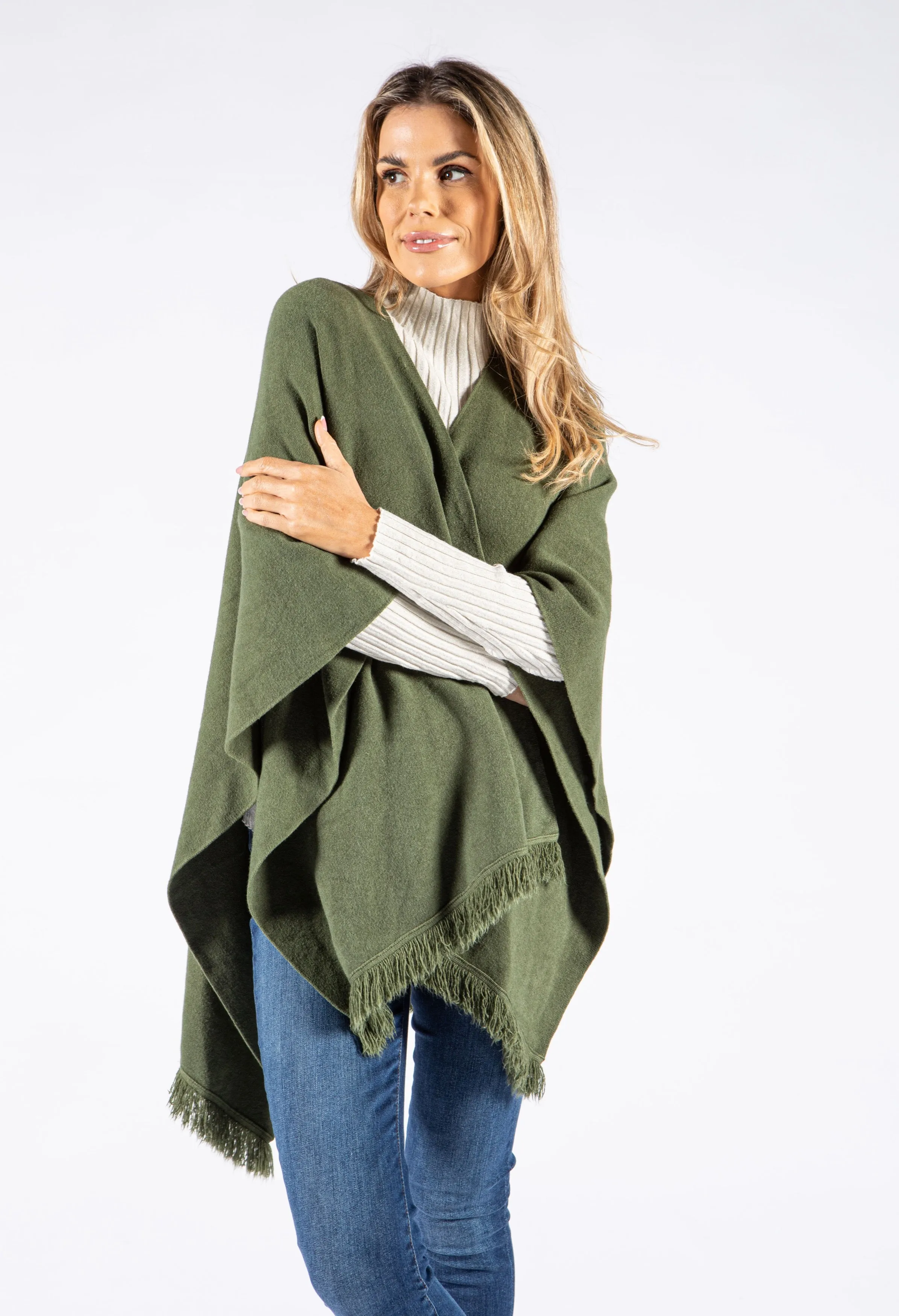 Tassel End Poncho