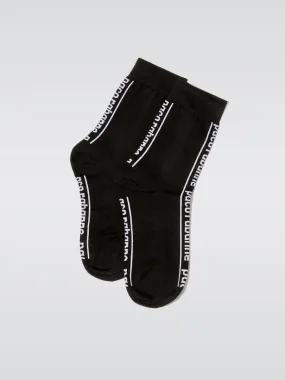 Tex Crew Socks - Black-White