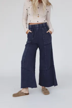 The Nest Sunset Shore Wide Leg Pants - Midnight