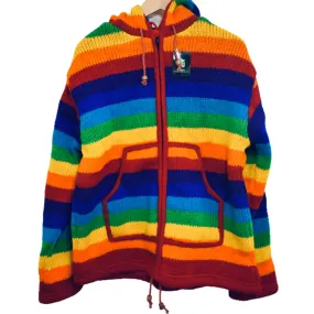 Thick Wollen Rainbow jacket