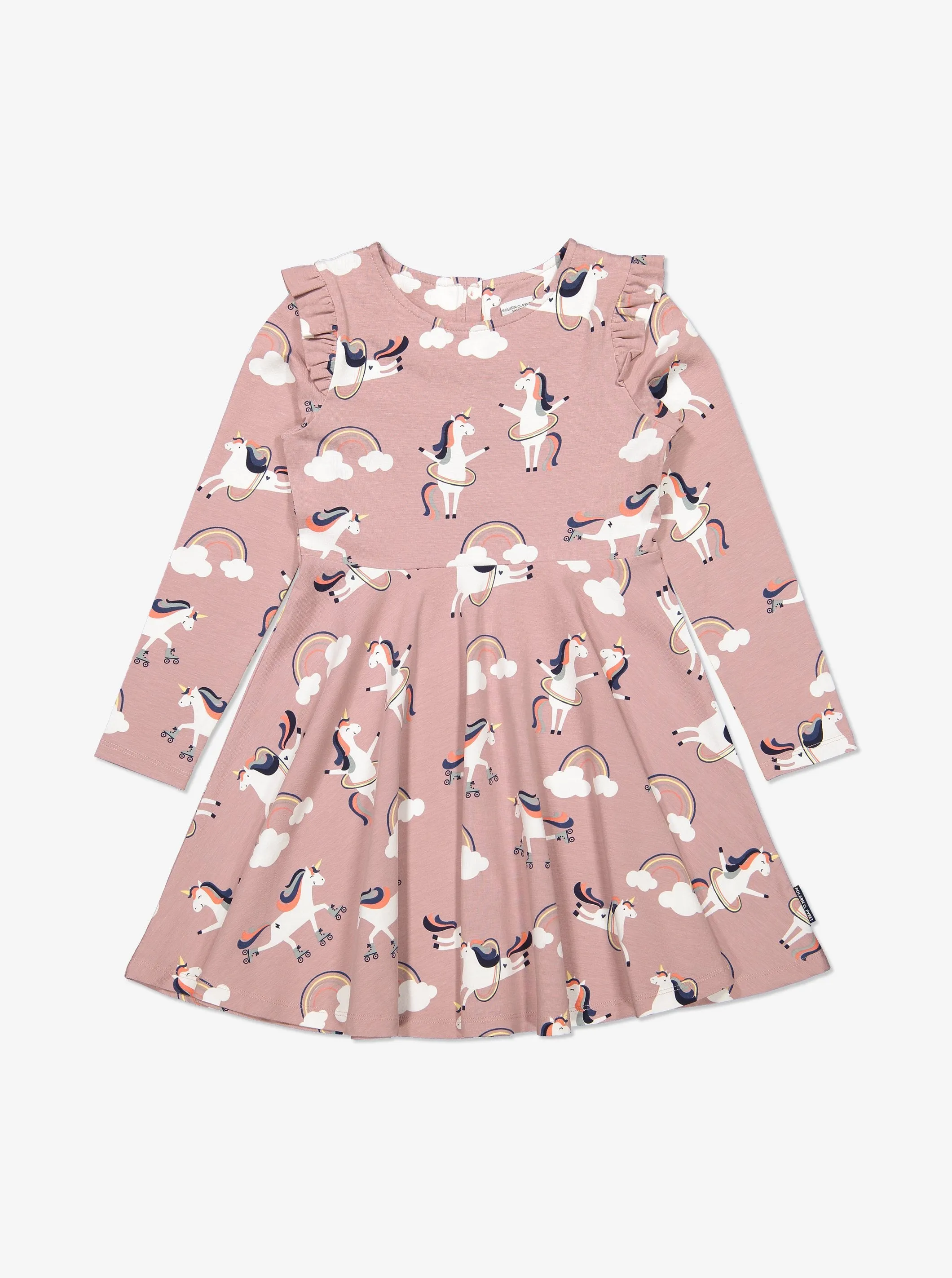 Unicorn Print Kids Dress