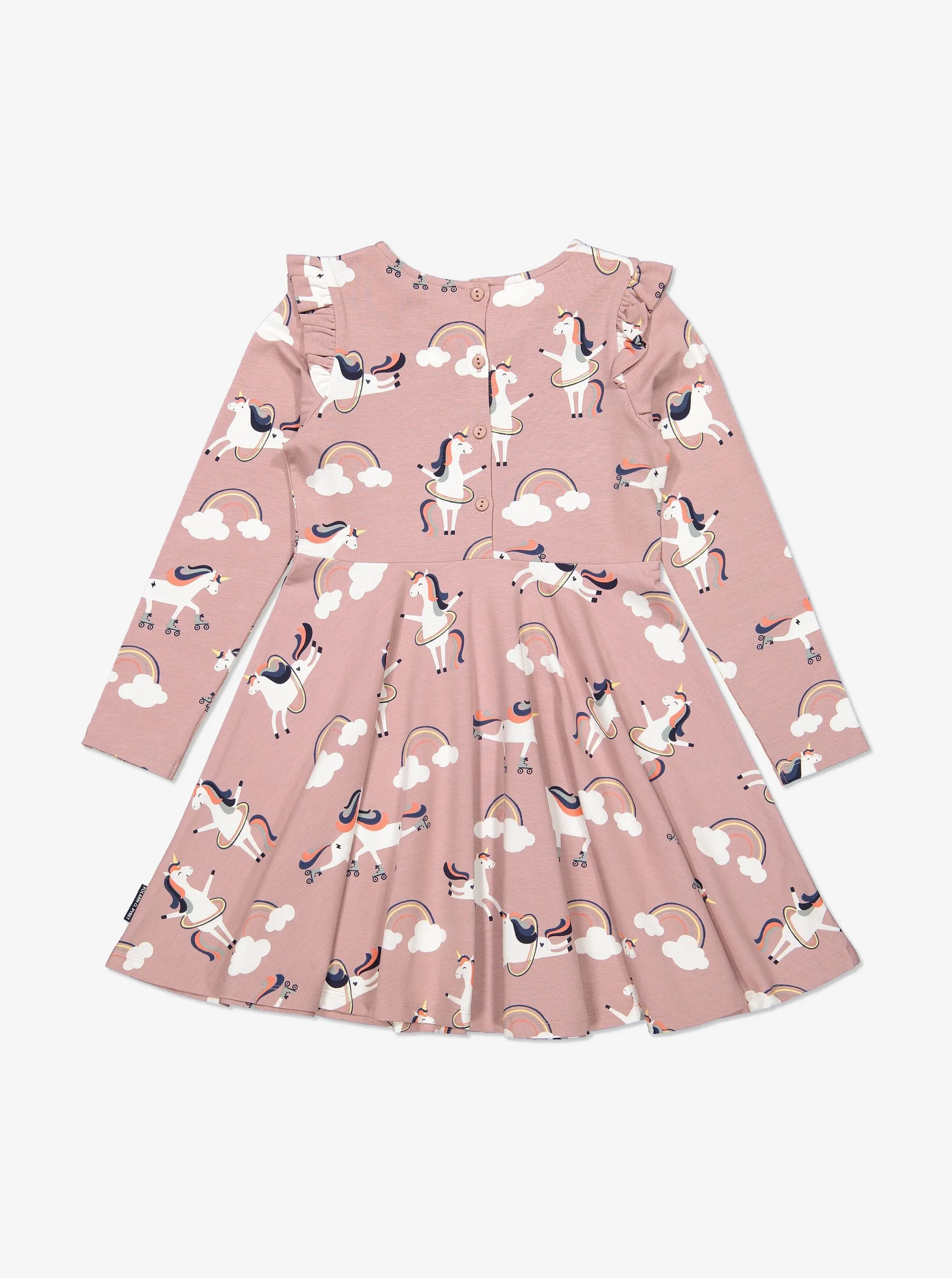 Unicorn Print Kids Dress