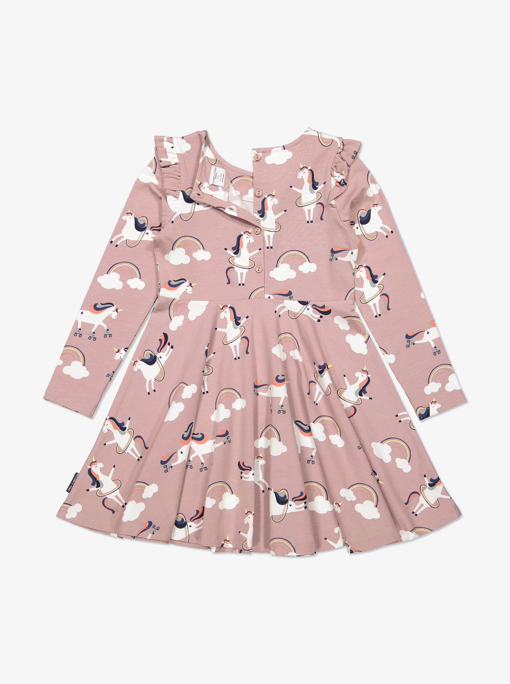 Unicorn Print Kids Dress