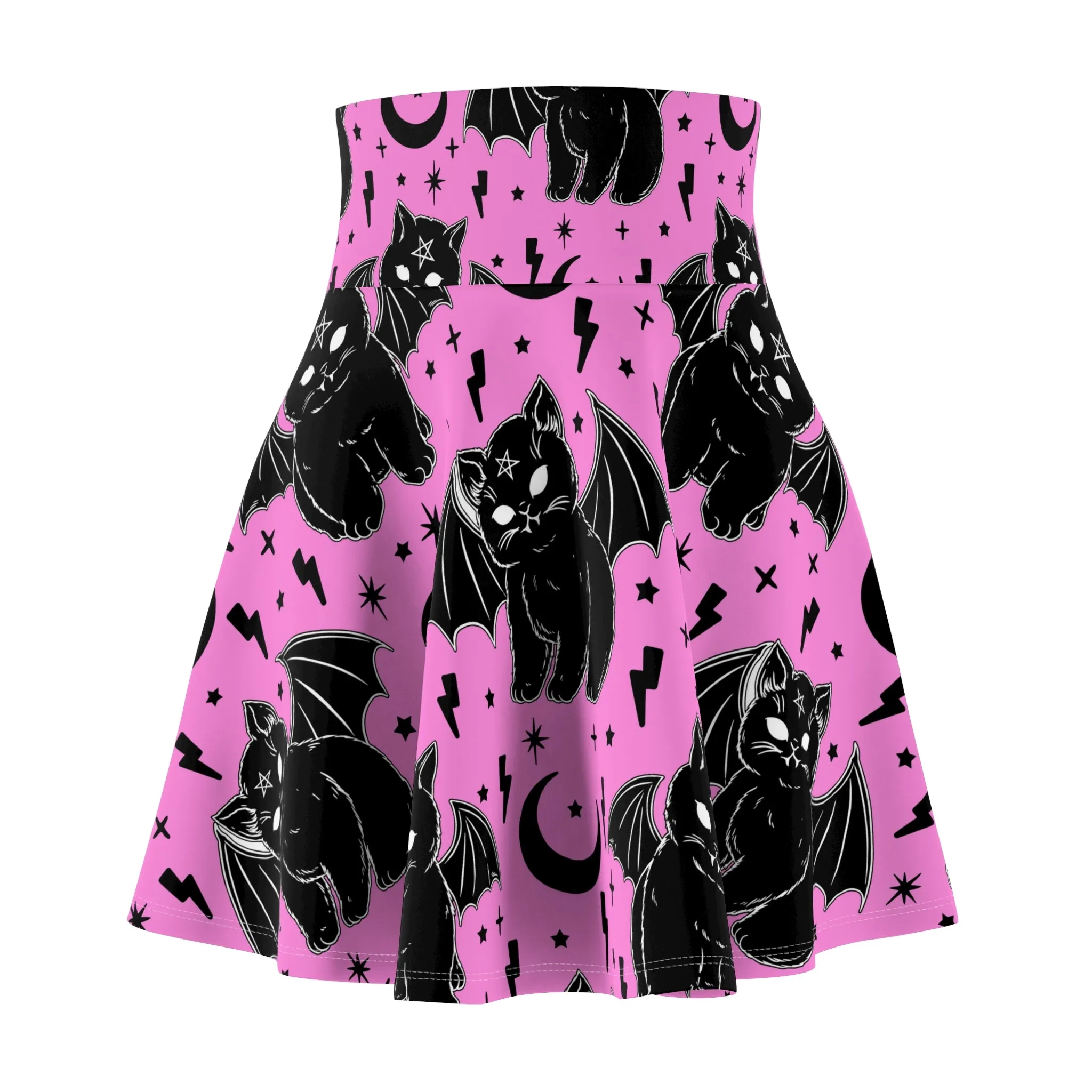 Vampurr Vampire Cat Skater Skirt