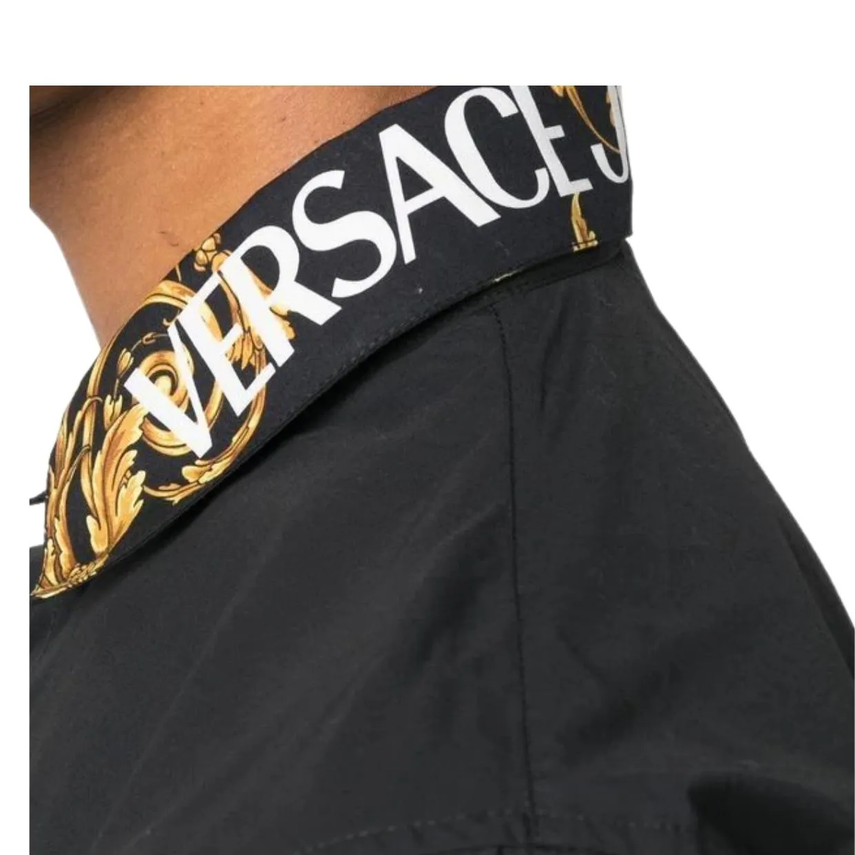 Versace Jeans Couture Black Logo Shirt