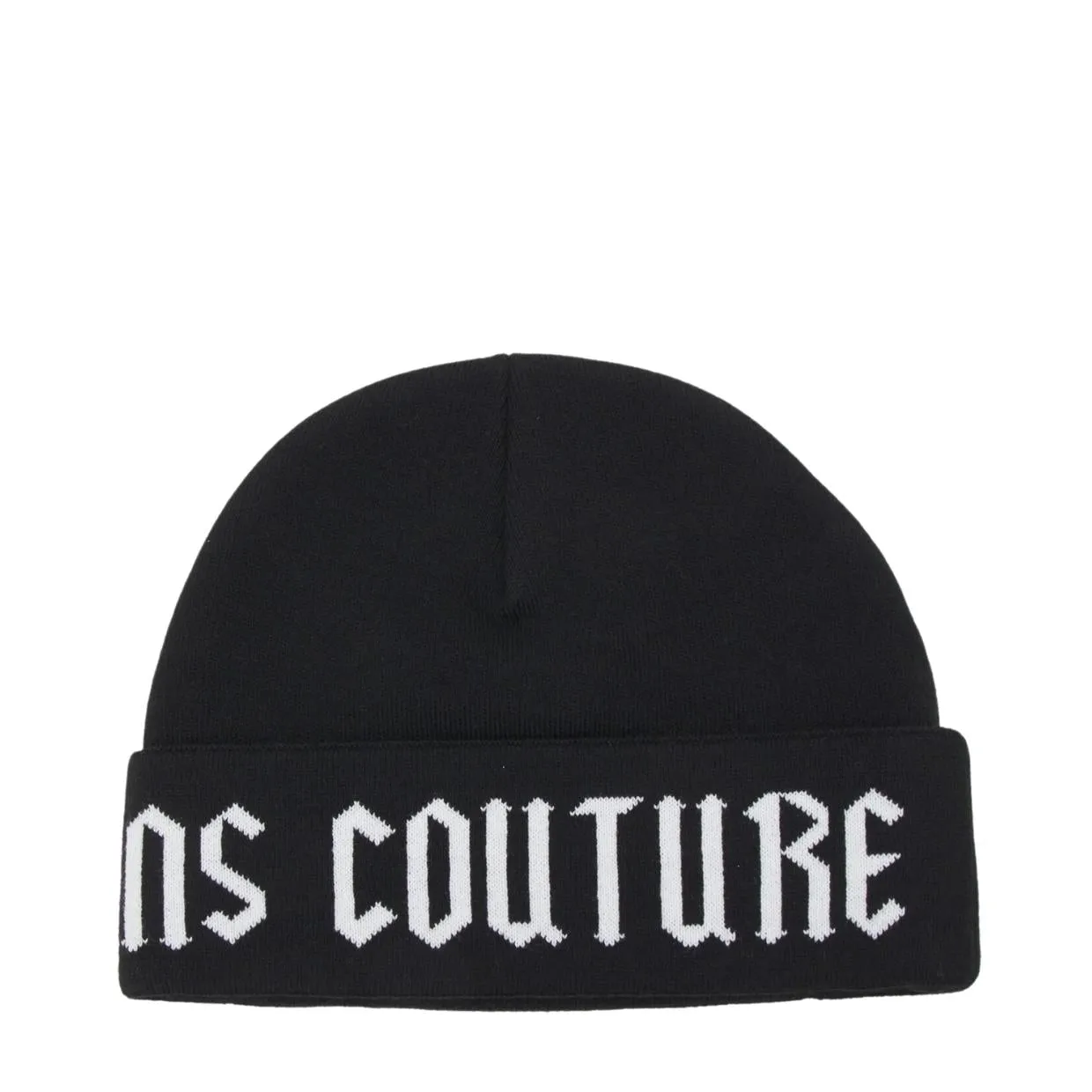 Versace Jeans Couture Micro Logo Medium Black Beanie