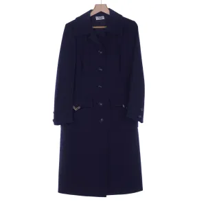 Vintage Tricosa Navy Blue Long Sleeved Coat UK Size 14