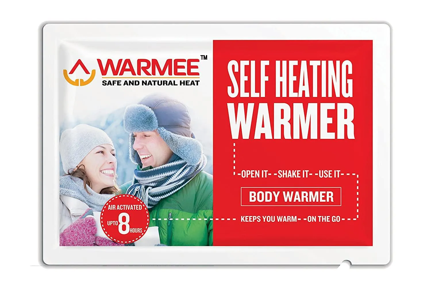 Warmee Self Heating Air Activated Body Warmers (Pack of 6)