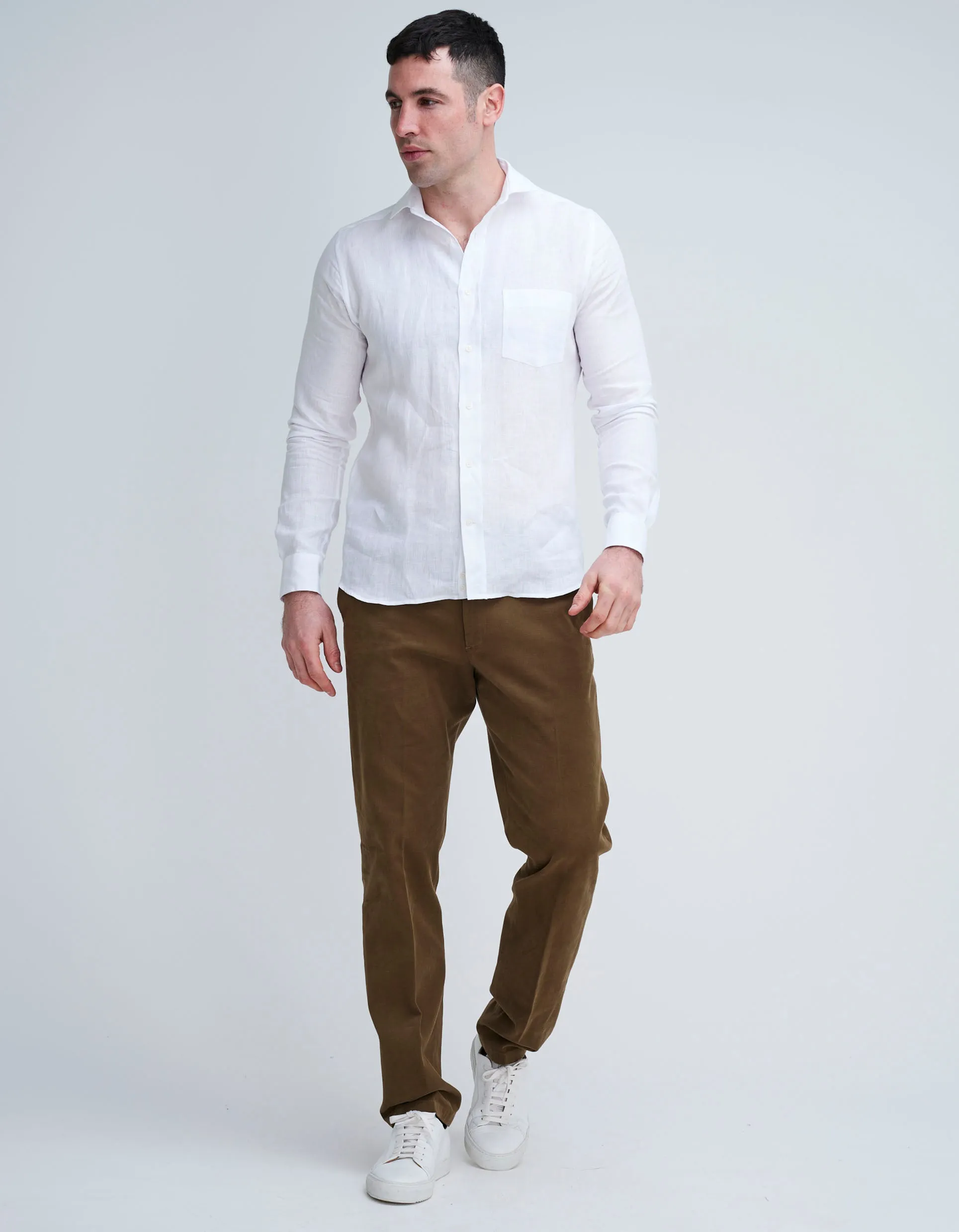 White Linen Shirt