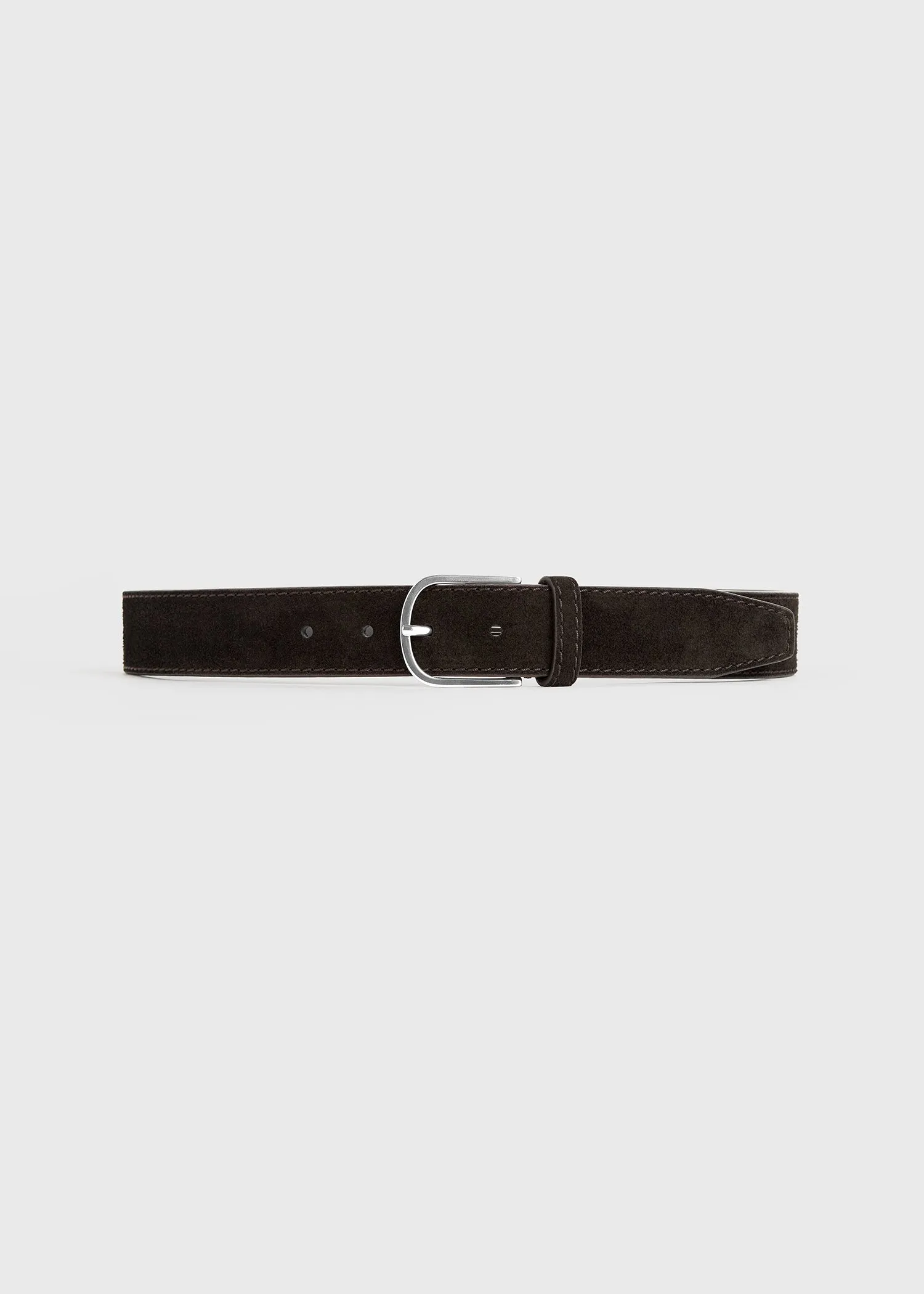 Wide trouser belt espresso