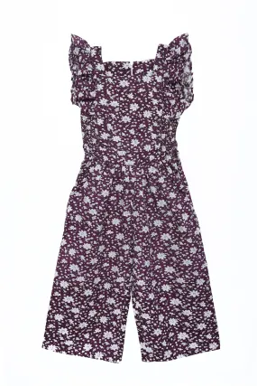 Wilde Jumpsuit London Flowers Boysenberry