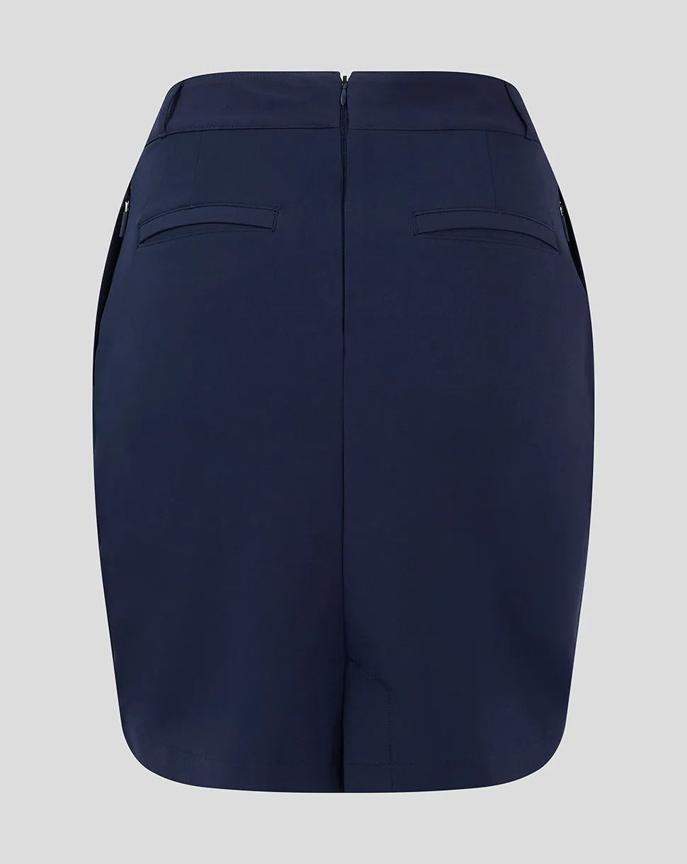 WOMENS CHINO SKIRT - PEACOAT