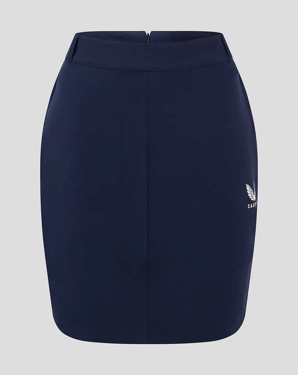 WOMENS CHINO SKIRT - PEACOAT