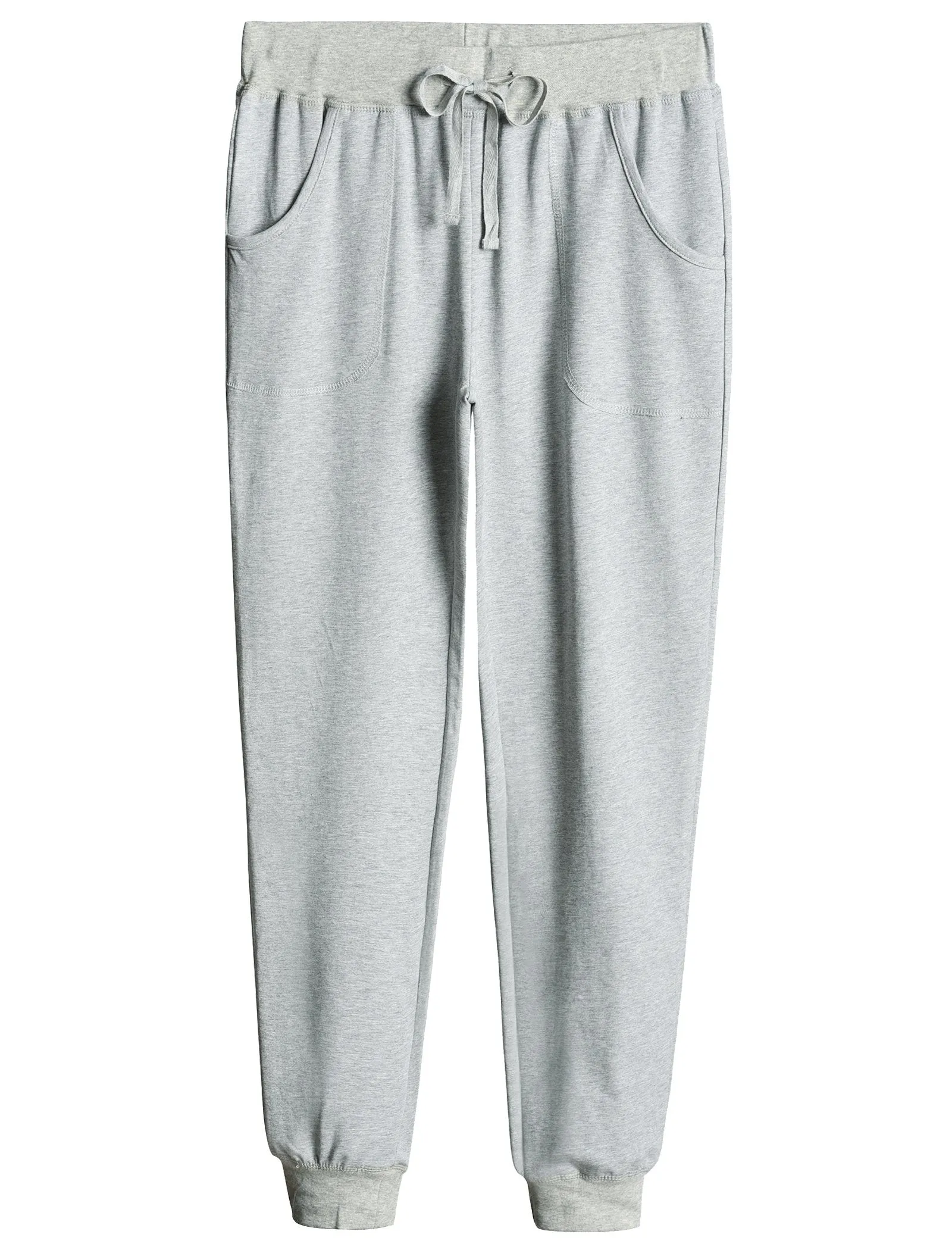 Women's Cotton Joggers Jersey Sweatpants with Pockets