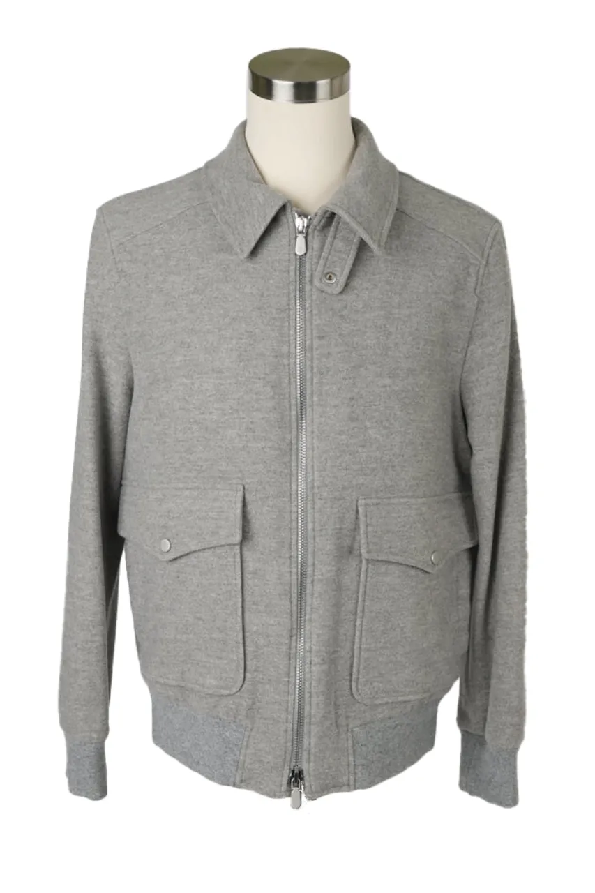 Wool Bomber Jacket w/ Zegna Cloth