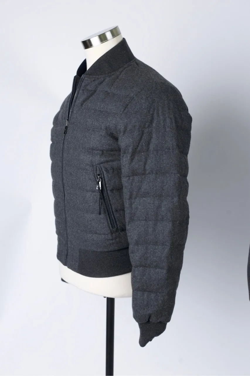 Wool/Nylon Down Puffer Jacket