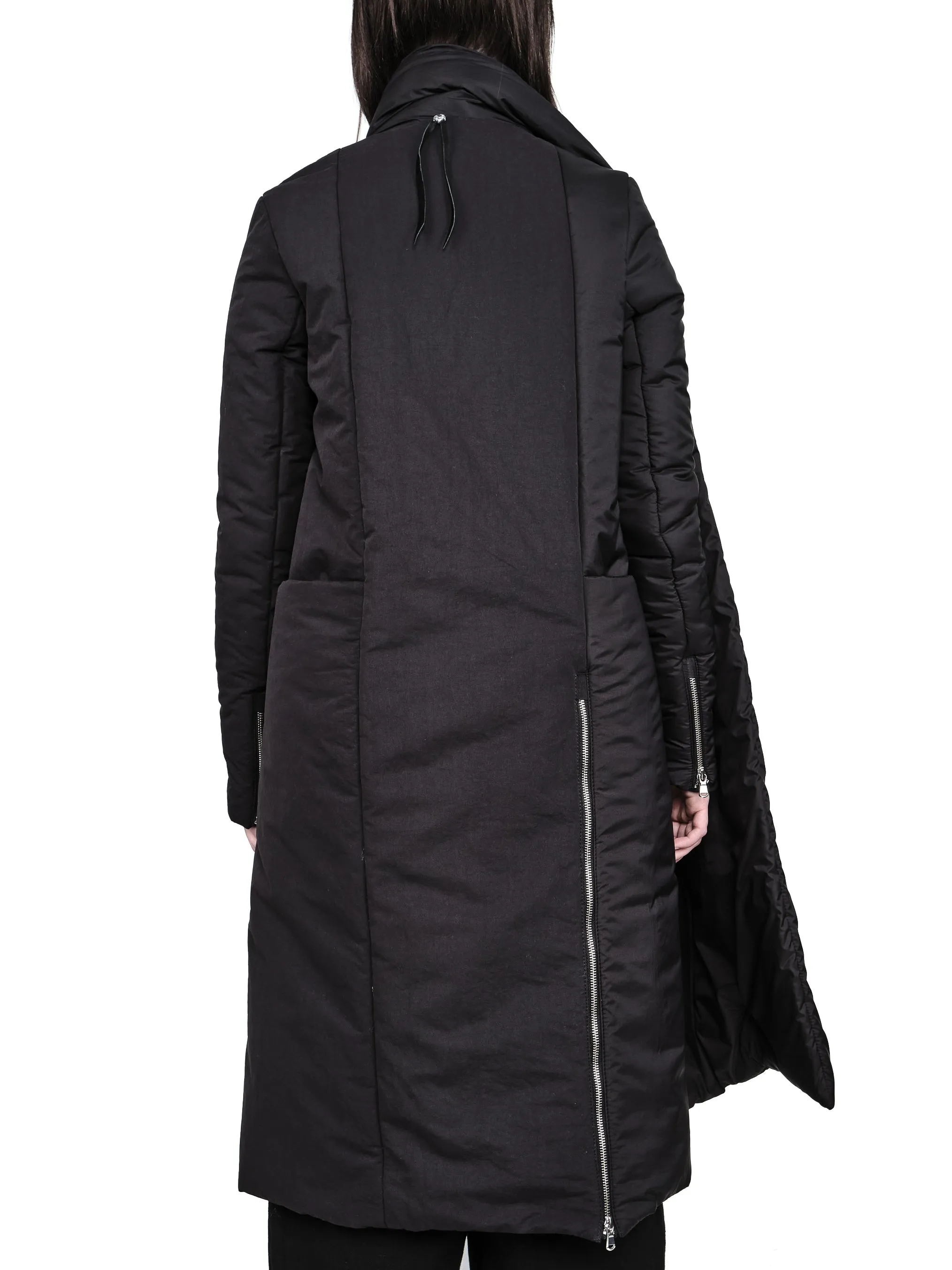 Wrap-Front Padded Coat